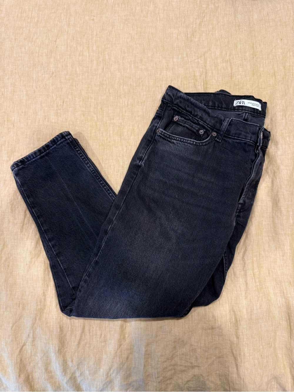 Zara Men Dark Gray Slim Jeans
